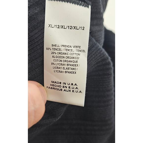 NWT vitamin A tencell lycra ribbed drawstring pocket minimalist shorts XL black - Picture 9 of 11